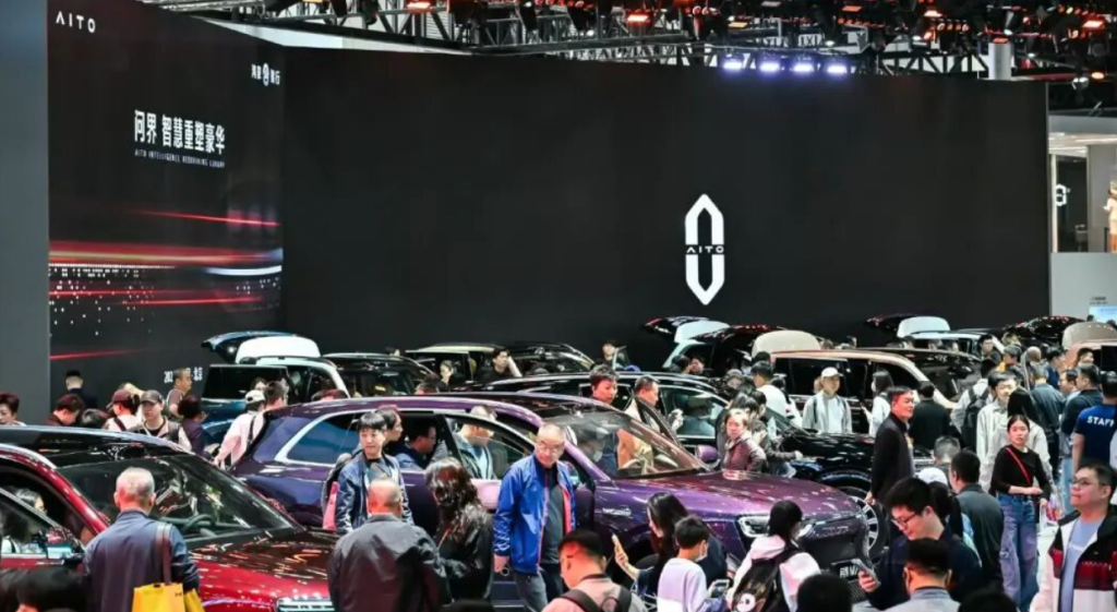 China EV sales April 2026