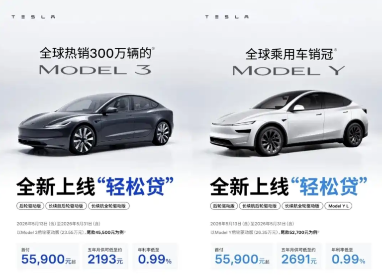 Tesla financing 2026